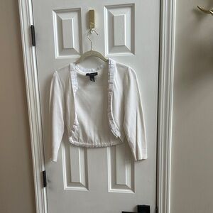 White House Black Market Woman’s Cream Cardigan